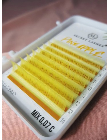 Secret Lashes Colour Pineapple C 0,07 Mix