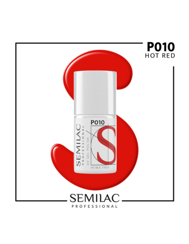 SEMILAC PROF.P010 HOT RED  7ML