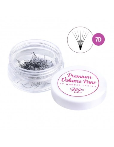 Wonder Lashes Premium Volume Fans 7D Słoik D 0,07 Długość 11