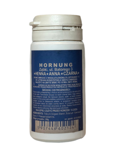 HENNA ANNA  CZARNA 20G