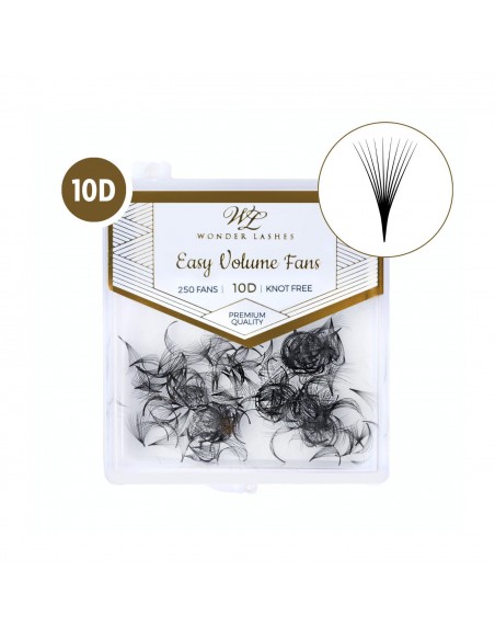 WONDER L.WACHLARZYKI RZĘSY VOLUME 10D B 0,07 DŁ.14