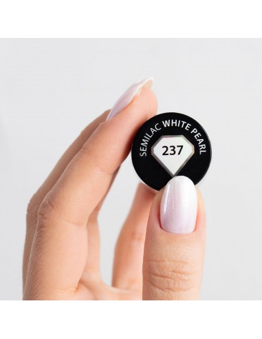 Semilac 237 White Pearl 7 ml.