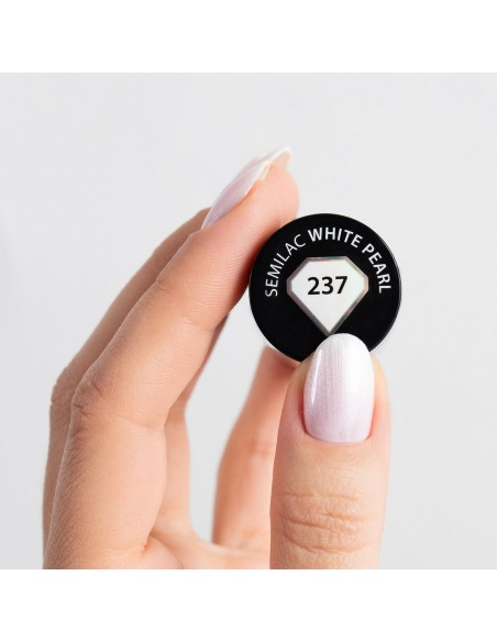 Semilac 237 White Pearl 7 ml.