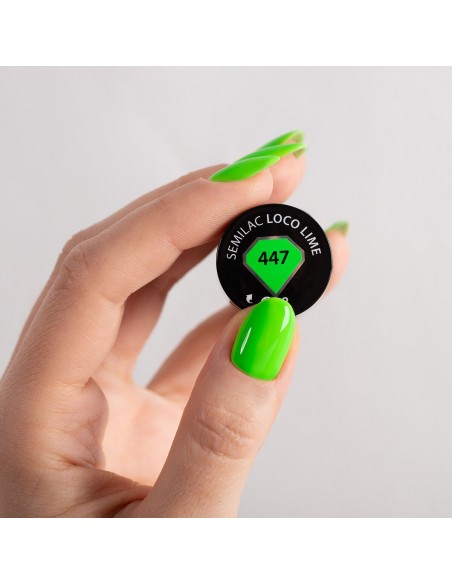 Semilac 447 Loco Lime 7ml.
