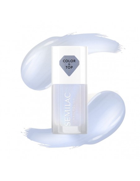 SEMILAC TOP I LAKIER 2W1 BLUE HOLO GLAZED 7ML