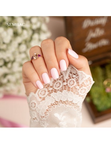 SEMILAC 572 LAKIER HYBRYDOWY BRIDE LIKE ME 7 ML