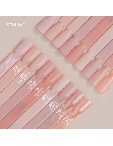 SEMILAC 572 LAKIER HYBRYDOWY BRIDE LIKE ME 7 ML