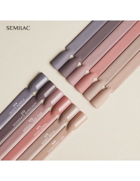 SEMILAC 373 MODERATE BURGUNDY 7 ML