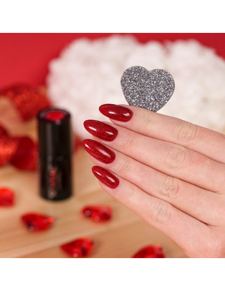 SEMILAC 347 PRETTY RED GLITER 7ML