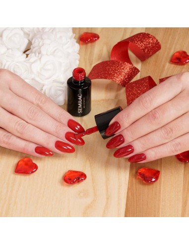SEMILAC 347 PRETTY RED GLITER 7ML