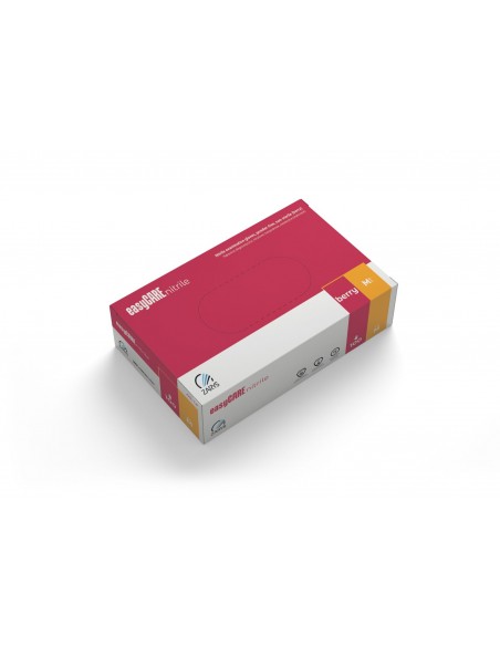 Zarys Rękawice Nitrylowe Rozmiar M 100 Szt. Malinowe