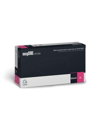 Zarys Rękawice Nitrylowe Rozmiar S 100 Szt. Czarne