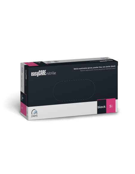Zarys Rękawice Nitrylowe Rozmiar S 100 Szt. Czarne