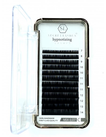 SECRET L. RZĘSY HYPNOTIZING C 0,07 MIX ROZMIARÓW 7-14