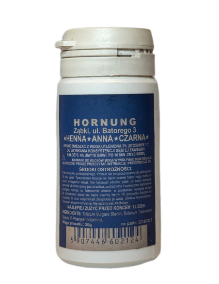 HENNA ANNA  CZARNA 20G