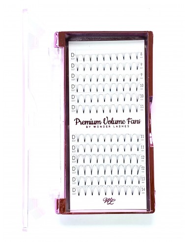 WONDER LASHES RZĘSY PREMIUM VOLUME 6D D 0,07.8-14