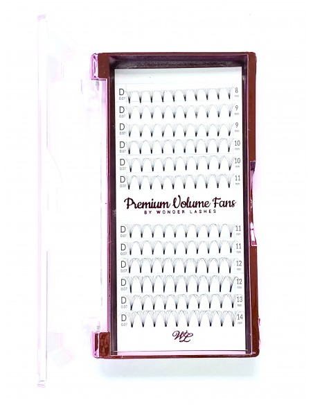 WONDER LASHES RZĘSY PREMIUM VOLUME 6D D 0,07.8-14