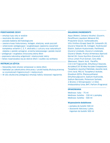 MEDILAB MEDIWAX KREM 500 ML Z POMP