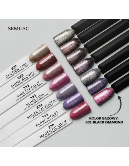 SEMILAC 333 SHINE BROWN 7 ML