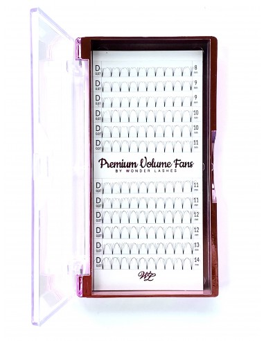 WONDER LASHES RZĘSY PREMIUM VOLUME 4D D 0,07 8-14