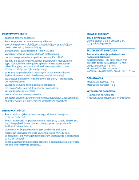 MEDILAB MEDIQUICK 5 LITR