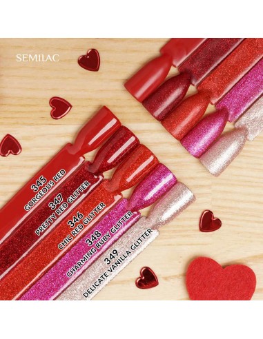 SEMILAC 345 GORGEOUS RED 7ML