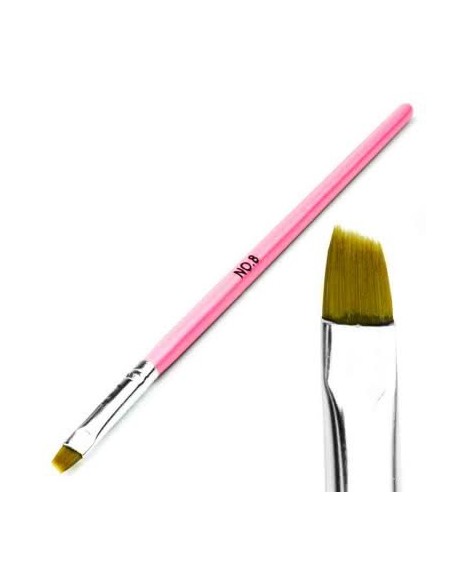 ABA PĘDZEL DO ŻELU SKOŚNY 8