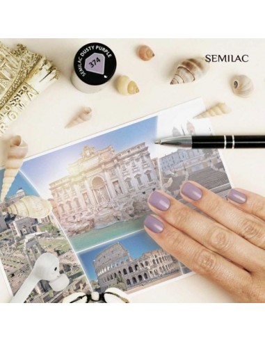 SEMILAC 374 DUSTY PURPLE 7 ML