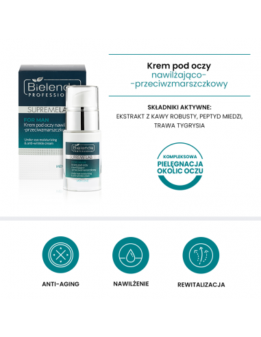 Bielenda men line krem pod oczy nawil-p/zmars.15ml