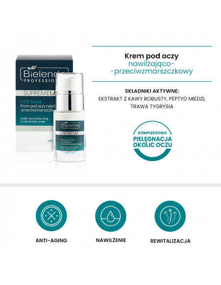 Bielenda men line krem pod oczy nawil-p/zmars.15ml