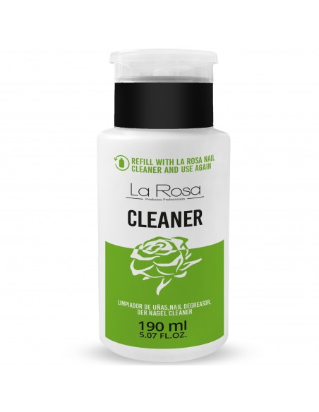 La Rosa Cleaner Nail Cleanser Whit Pump 190 ml.
