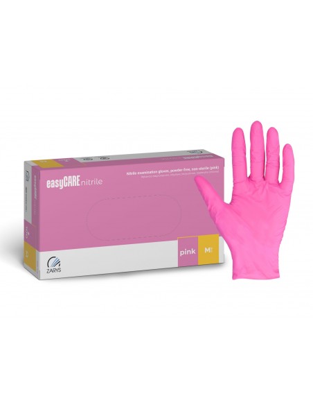 Zarys Rękawice Nitrylowe Rozmiar M 100 Szt. Różowe