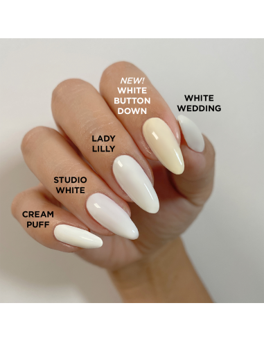 SHELLAC WHITE BUTTON DOWN 7,3 ML