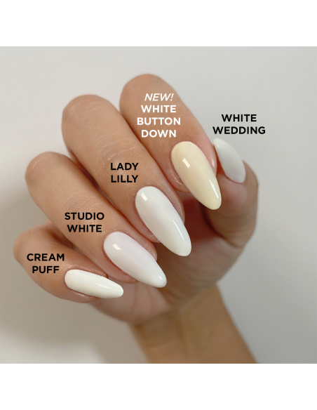 SHELLAC WHITE BUTTON DOWN 7,3 ML