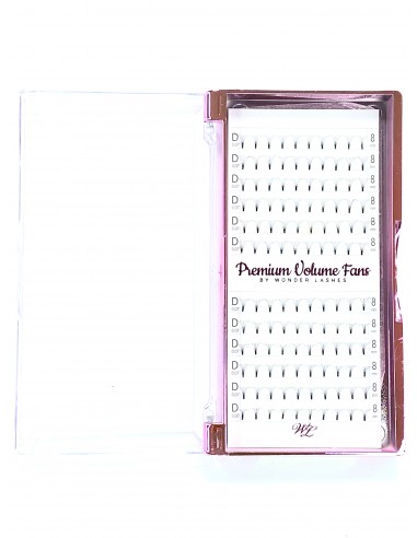 WONDER LASHES RZĘSY PREMIUM VOLUME 6D D 0,07 DŁ.8