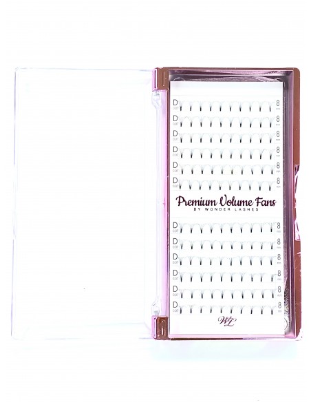 WONDER LASHES RZĘSY PREMIUM VOLUME 6D D 0,07 DŁ.8