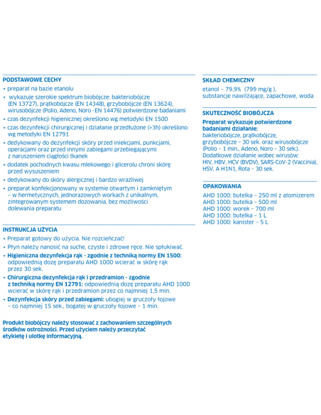 MEDILAB AHD 1000 250ML. SPRAY DO RĄK