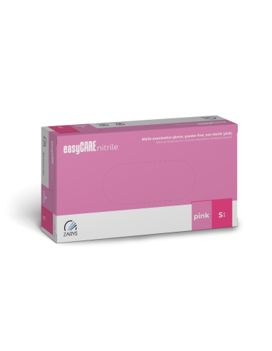 Zarys Rękawice Nitrylowe Rozmiar S 100 Szt. Różowe