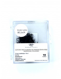 W. WACHLARZYKI RZĘSY VOLUME 10D B 0,1 DŁ.14