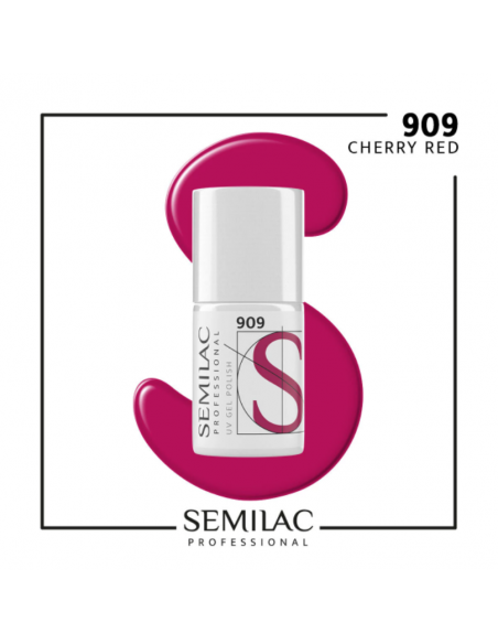 SEMILAC PROF.909 CHERRY RED 7ML
