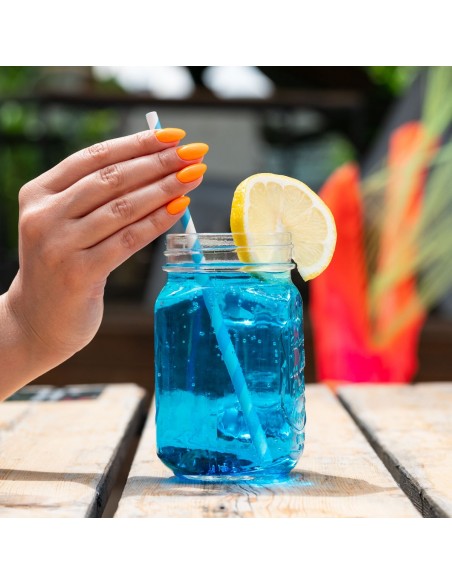 SEMILAC 566 LAKIER HYBRYDOWY NEON ORANGE 7 ML