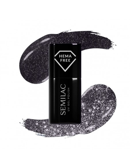 SEMILAC 399 LAKIER HYBRYDOWY DARK AND SPARK 7 ML