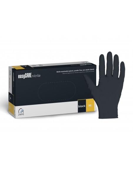 Zarys Rękawice Nitrylowe Rozmiar M 100 Szt. Czarne
