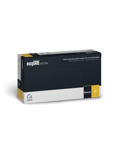 Zarys Rękawice Nitrylowe Rozmiar M 100 Szt. Czarne