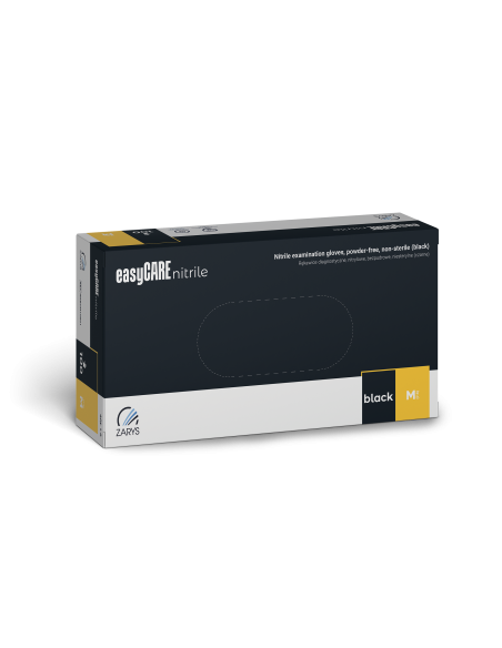 Zarys Rękawice Nitrylowe Rozmiar M 100 Szt. Czarne