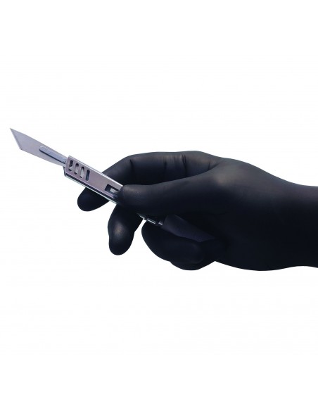 Zarys Rękawice Nitrylowe Rozmiar M 100 Szt. Czarne