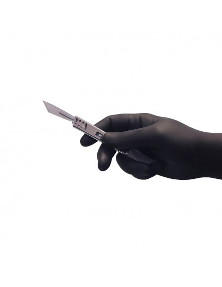 Zarys Rękawice Nitrylowe Rozmiar M 100 Szt. Czarne