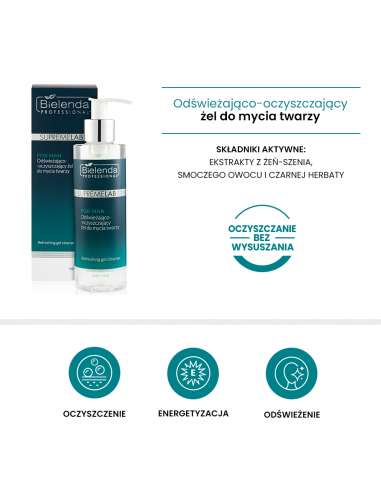 Bielenda men line oczysz.żel do mycia twarzy 200ml