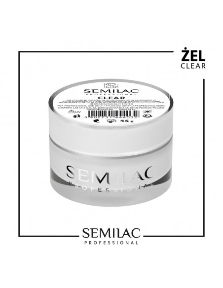 SEMILAC PROF.ŻEL BUILDER GEL CLEAR 45G