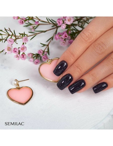 SEMILAC 394 LAKIER H SPARKLING MIDNIGHT DATE 7ML.